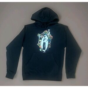 Official Harry Styles Love On Tour Black Sweatshirt Hoodie Sz Small Pocket